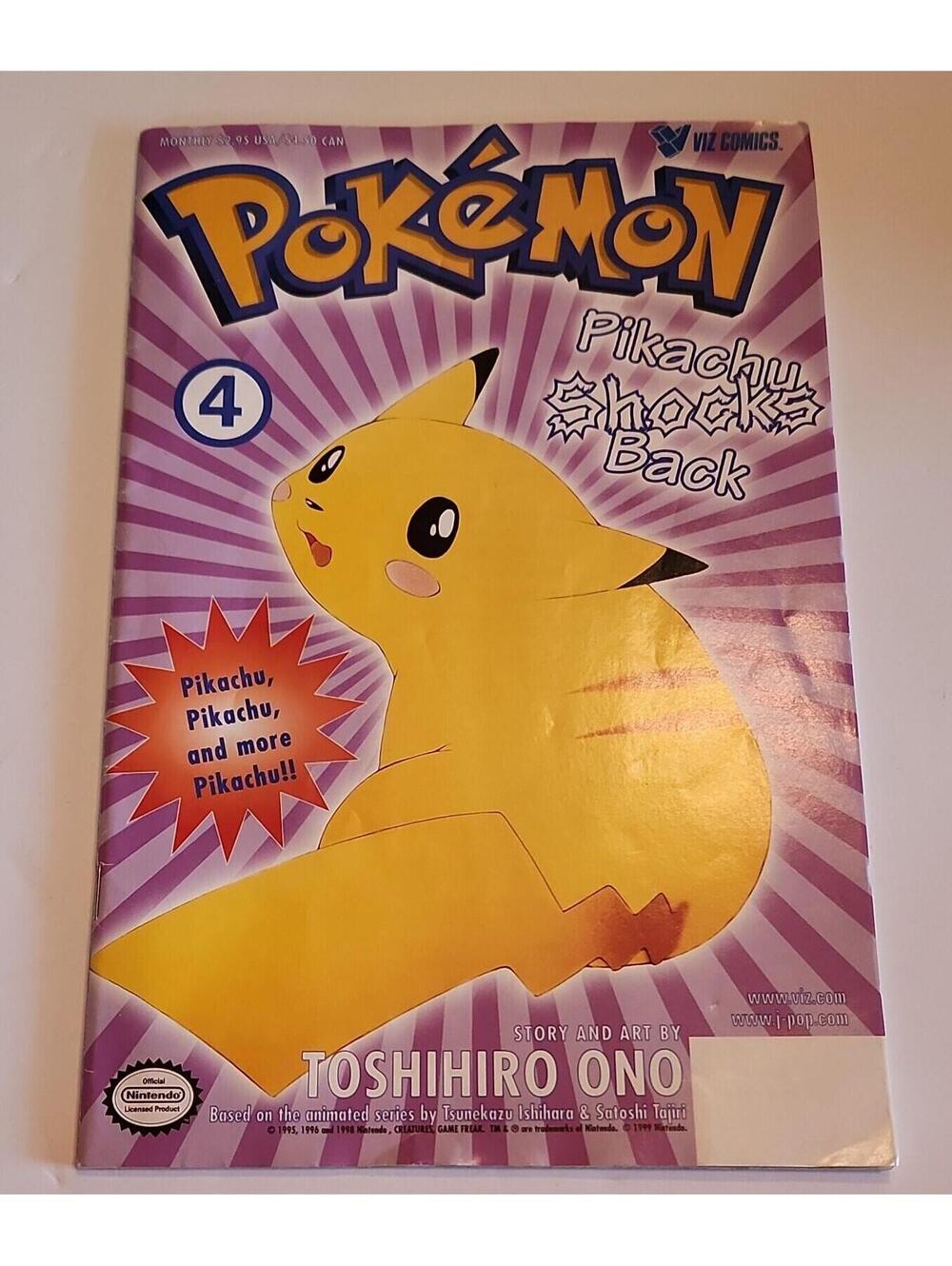 Pokemon Pikachu Shocks Back Comic #4 - 1999 - Viz Comics